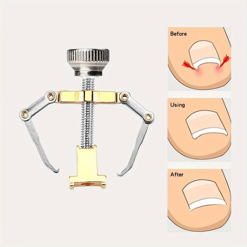 2Pcs Ingrown Toenail Protector Pedicure Tool Stainless Steel Foot Care