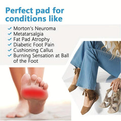Ball Of Foot Cushions Metatarsal Pads Gel Insoles Morton's Neuroma Foot Pads