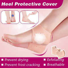Heel Protector Foot Socks Anti-cracking Cover Moisturizing for Men and Women