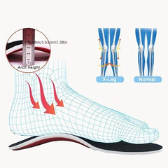 High Arch Support Insoles Flatfoot Orthotic Air Cushioning Insoles