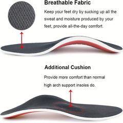 High Arch Support Insoles Flatfoot Orthotic Air Cushioning Insoles