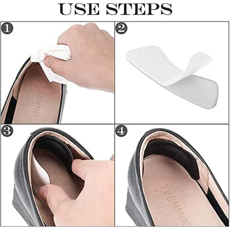 6Pairs Heel Cushion Pads Shoe Grips Self Adhesive Insoles Foot Care Protector