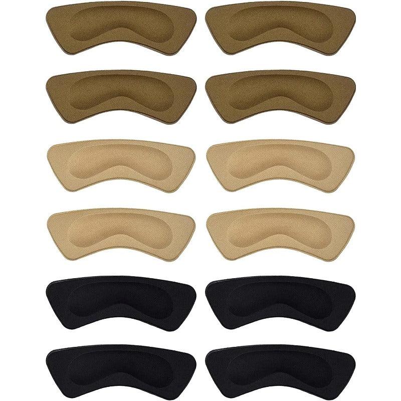 6Pairs Heel Cushion Pads Shoe Grips Self Adhesive Insoles Foot Care Protector
