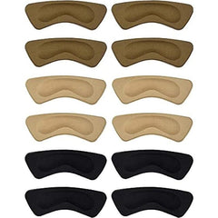 6Pairs Heel Cushion Pads Shoe Grips Self Adhesive Insoles Foot Care Protector