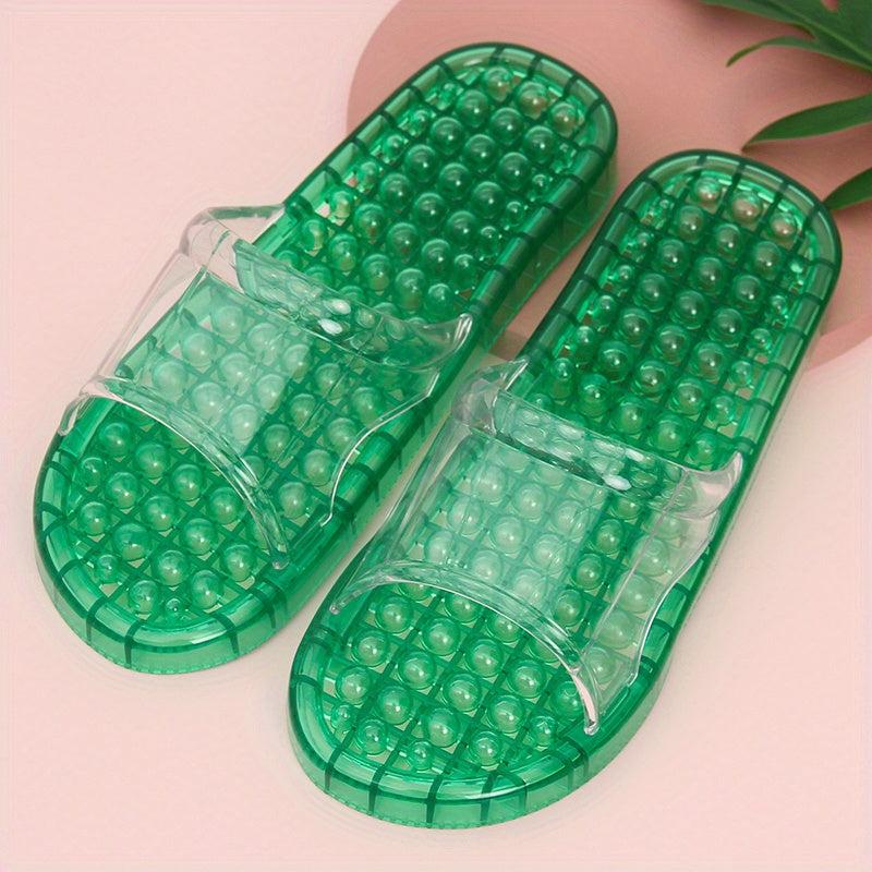 Women's Massage Slippers Foot Relaxation Stress Relief Anti-odor Bath Slippers