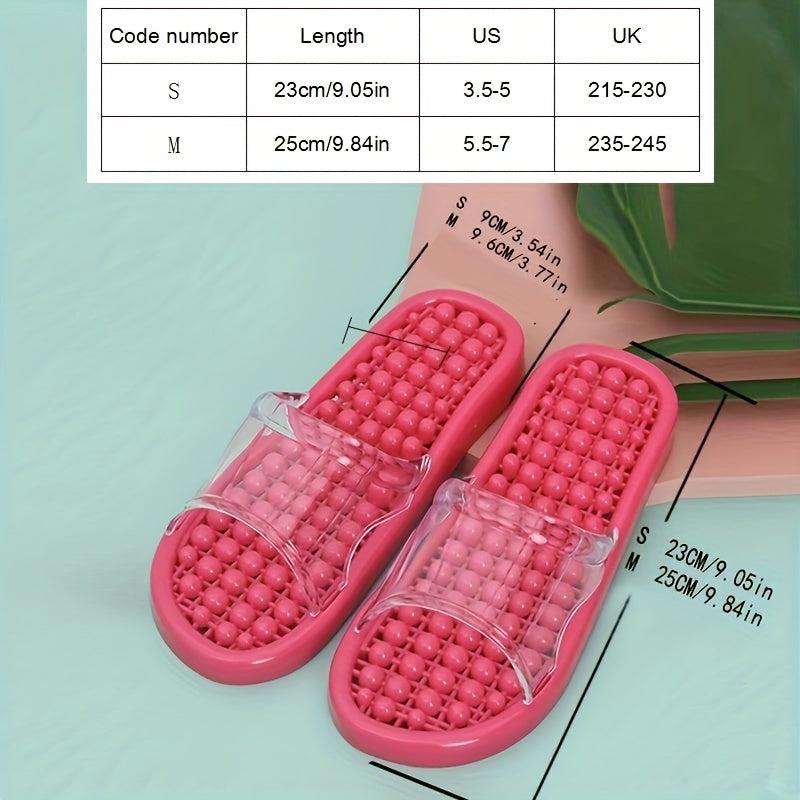 Women's Massage Slippers Foot Relaxation Stress Relief Anti-odor Bath Slippers