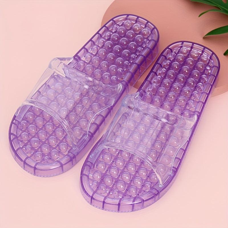 Women's Massage Slippers Foot Relaxation Stress Relief Anti-odor Bath Slippers