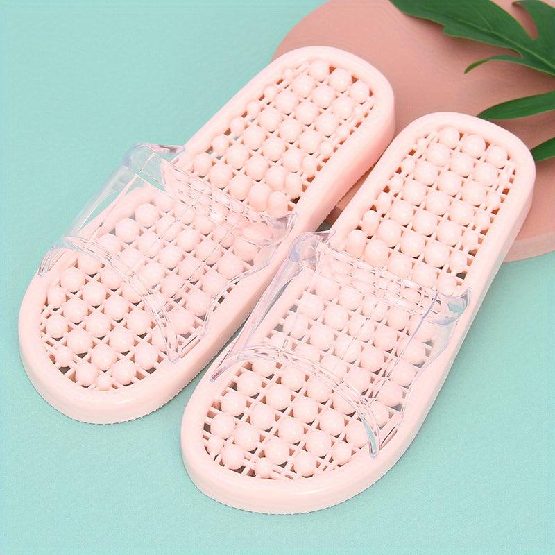 Women's Massage Slippers Foot Relaxation Stress Relief Anti-odor Bath Slippers