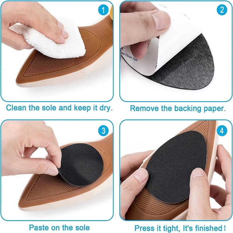 Non Slip Shoe Pads Adhesive Sole Protectors High Heels 3 Pairs