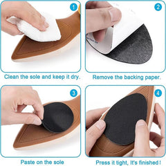 Non Slip Shoe Pads Adhesive Sole Protectors High Heels 3 Pairs