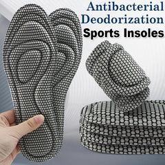 Men's Women's 5D Memory Foam Insole Antibacterial Sweat Absorption Running Pad