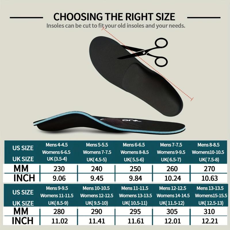 DACAT Arch Support Flat Feet Insoles