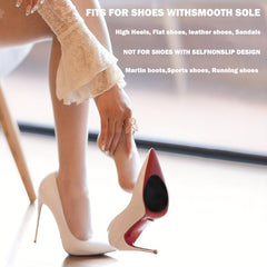 4 Pairs Non Slip Shoe Pads Protect Heels & Soles Adhesive Grips