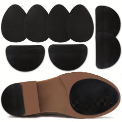 4 Pairs Non Slip Shoe Pads Protect Heels & Soles Adhesive Grips