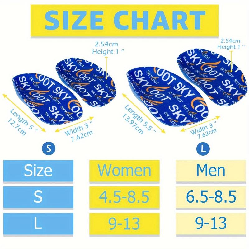 1pair Orthotic Insole Soft And Breathable Comfortable Heel Cup Padding