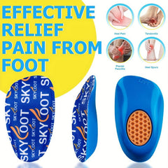 1pair Orthotic Insole Soft And Breathable Comfortable Heel Cup Padding