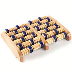 Wooden Foot Massager Roller for Relaxing Foot Massage Therapy