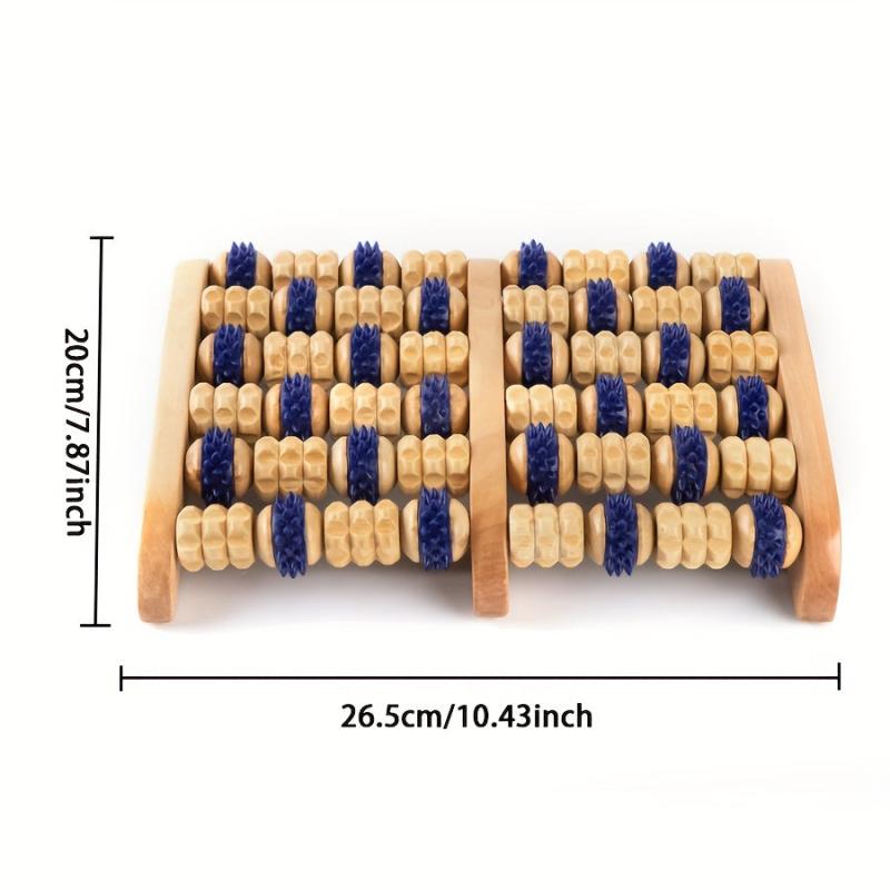 Wooden Foot Massager Roller for Relaxing Foot Massage Therapy