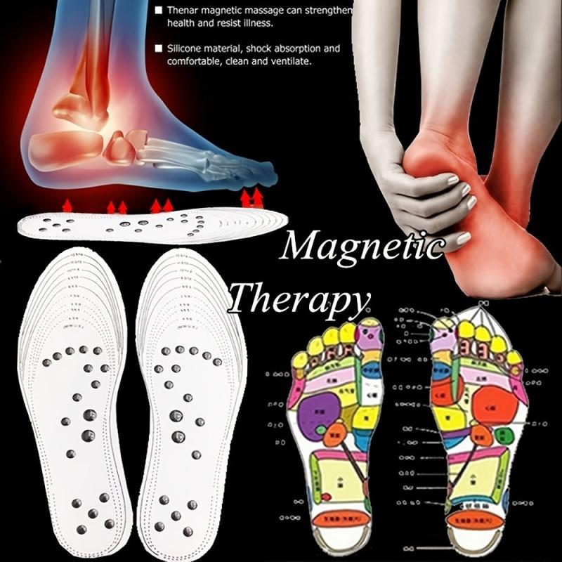 Magnetic Massage Insoles Foot Acupressure Shoe Pads For Weight Loss