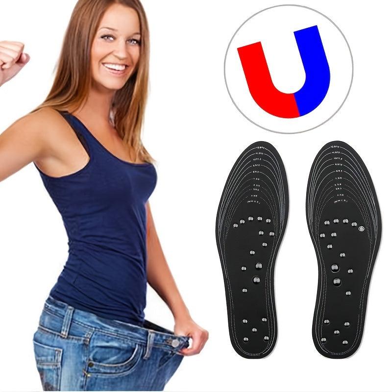 Magnetic Massage Insoles Foot Acupressure Shoe Pads For Weight Loss
