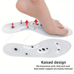 2pcs Magnetic Foot Massager Reflexology Acupoint Insoles