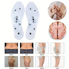 2pcs Magnetic Foot Massager Reflexology Acupoint Insoles