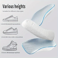 Orthopedic Memory Foam Insoles for Sport Shoes - Arch Support - Heel Lift