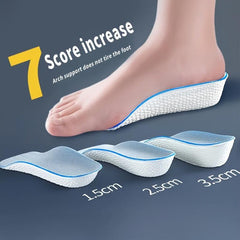 Orthopedic Memory Foam Insoles for Sport Shoes - Arch Support - Heel Lift