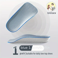 Orthopedic Memory Foam Insoles for Sport Shoes - Arch Support - Heel Lift