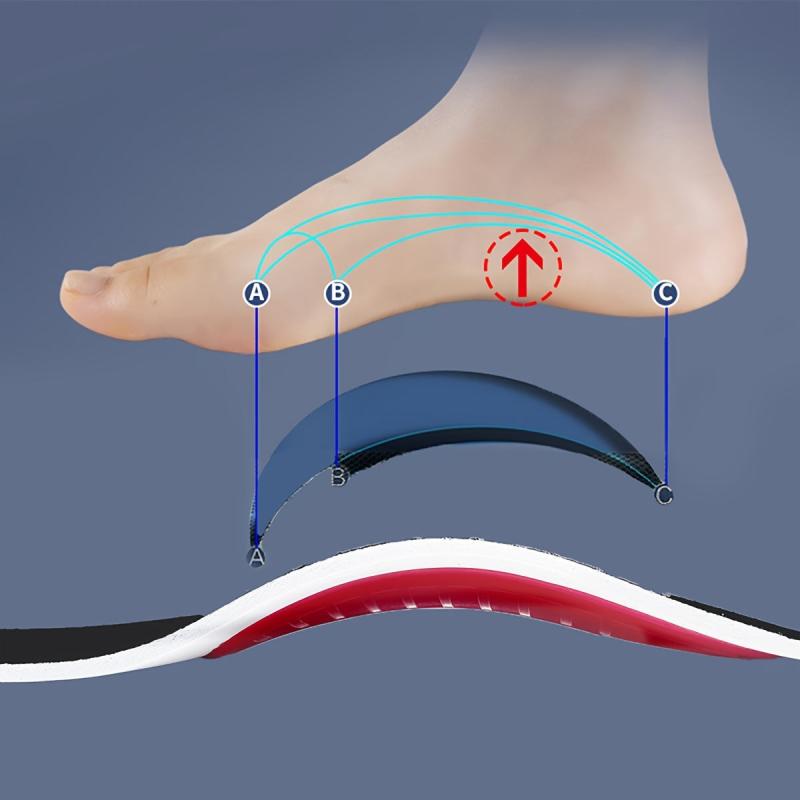 Flat Foot Corrective Insole Unisex Breathable Shock absorbing