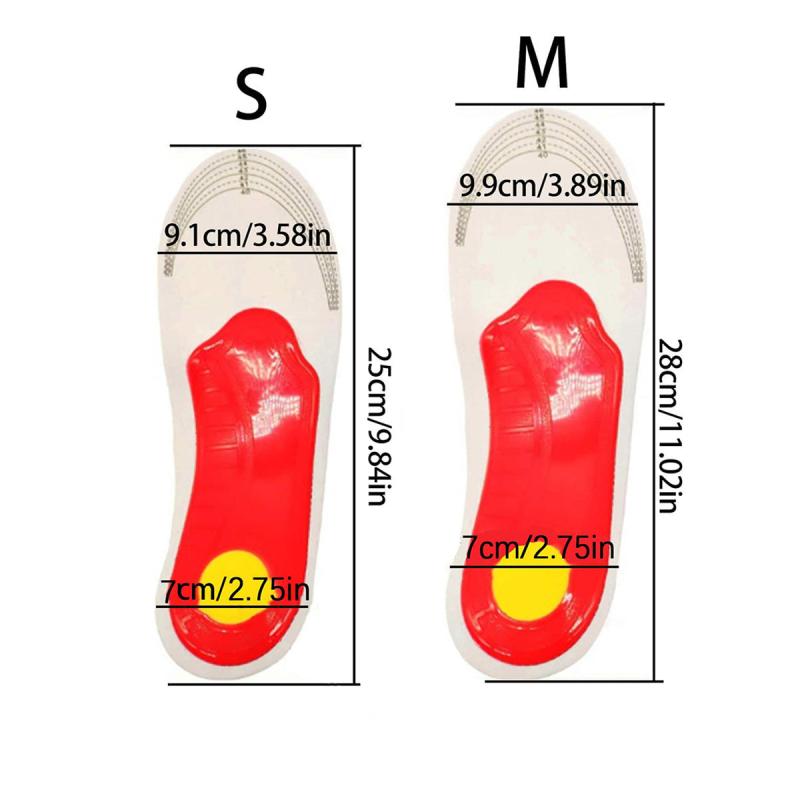 Flat Foot Corrective Insole Unisex Breathable Shock absorbing