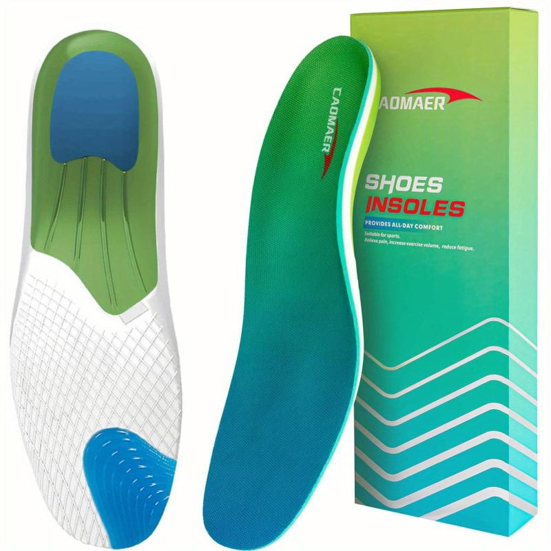 Caomaer Arch Support Insoles - Shock Absorption for Men & Women