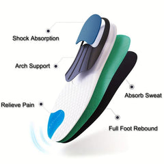 Caomaer Arch Support Insoles - Shock Absorption for Men & Women