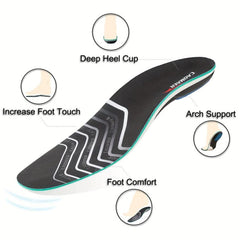Caomaer Arch Support Insoles - Shock Absorption for Men & Women