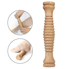Wooden Foot Roller Massage Reflexology Relief Massager Spa Gift