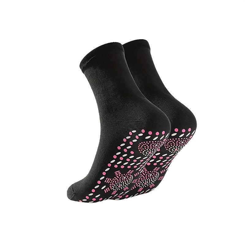 Self-heating Socks Magnetic Therapy Health Hot Compress Non-slip Dots