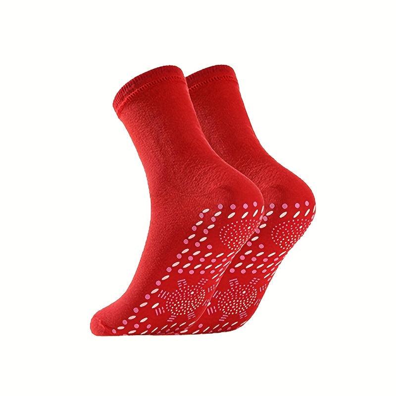 Self-heating Socks Magnetic Therapy Health Hot Compress Non-slip Dots