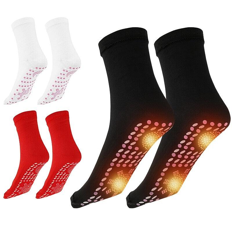 Self-heating Socks Magnetic Therapy Health Hot Compress Non-slip Dots