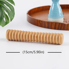 Wood Foot Massage Roller - Deep Tissue Tool for Home & Office