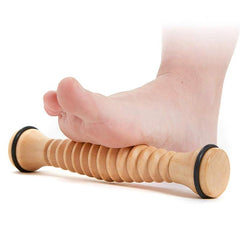 Wood Foot Massage Roller - Deep Tissue Tool for Home & Office