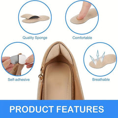 Men's & Women's Shoes w/ Heel Clips & Self-adhesive Heel Pads