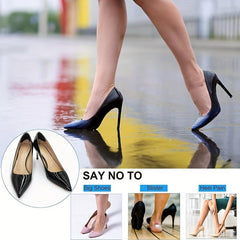 Men's & Women's Shoes w/ Heel Clips & Self-adhesive Heel Pads