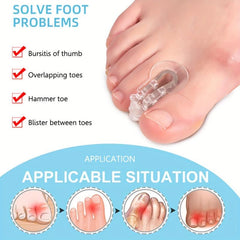 Breathable Toe Spacer Separators & Bunion Correctors - Relieve Toe Pain