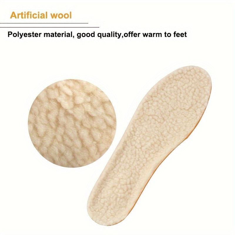 Warm Lamb Wool Insoles - Cuttable Winter Sports Insoles