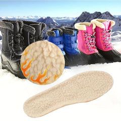 Warm Lamb Wool Insoles - Cuttable Winter Sports Insoles