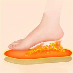 Pair of Heated Insoles Foot Warmers Winter Self-heating Insoles