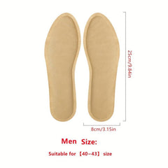 Pair of Heated Insoles Foot Warmers Winter Self-heating Insoles