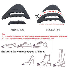 Shoe Filler Inserts for Too Big Shoes Cushion, Adjustable Shoe Filler Men Women