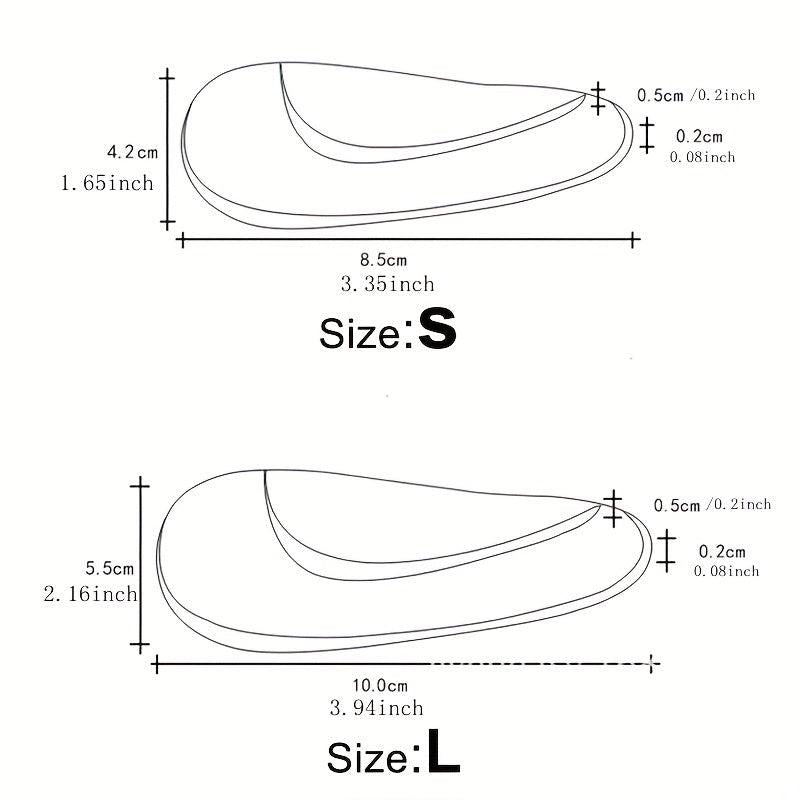 2pcs Arch Support Insoles Flat Feet Relief Silicone Gel Orthopedic Inserts