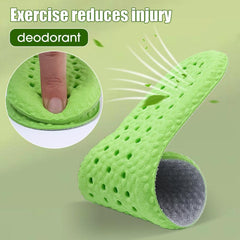Soft Breathable Sport Cushioning Inserts Deodorant Insoles For Men Women